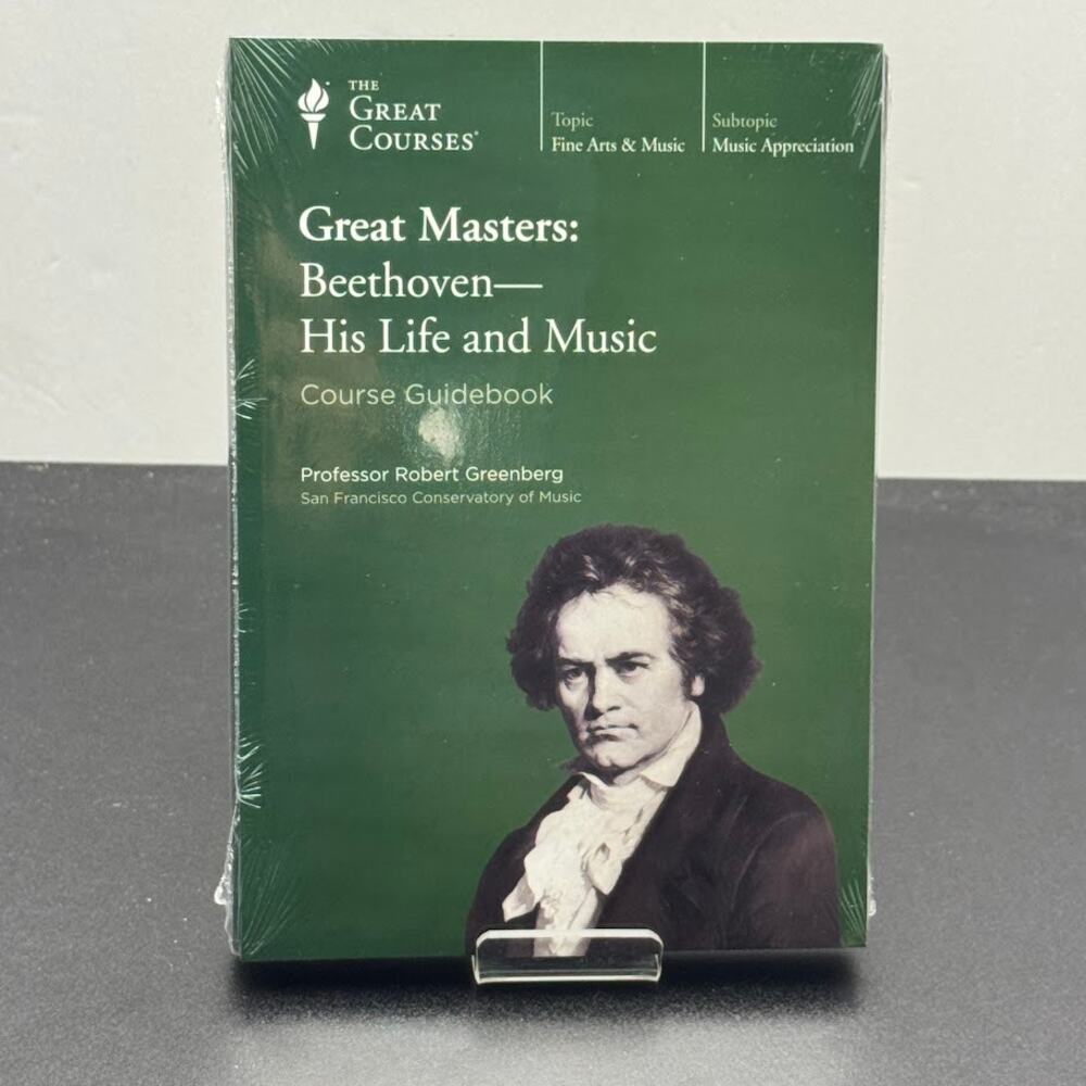 The Great Courses: Great Masters: Beethoven—His Life and Music Guidebook & DVD's